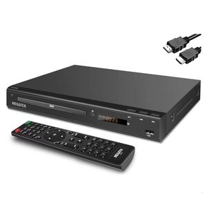 Region-Free HDMI DVD Player | MEGATEK Compact CD DVD Player with Remote